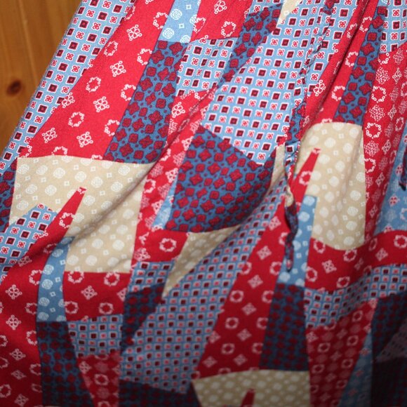 Bobbie Brooks Denim Patchwork Dress SIze L - Picture 8 of 10